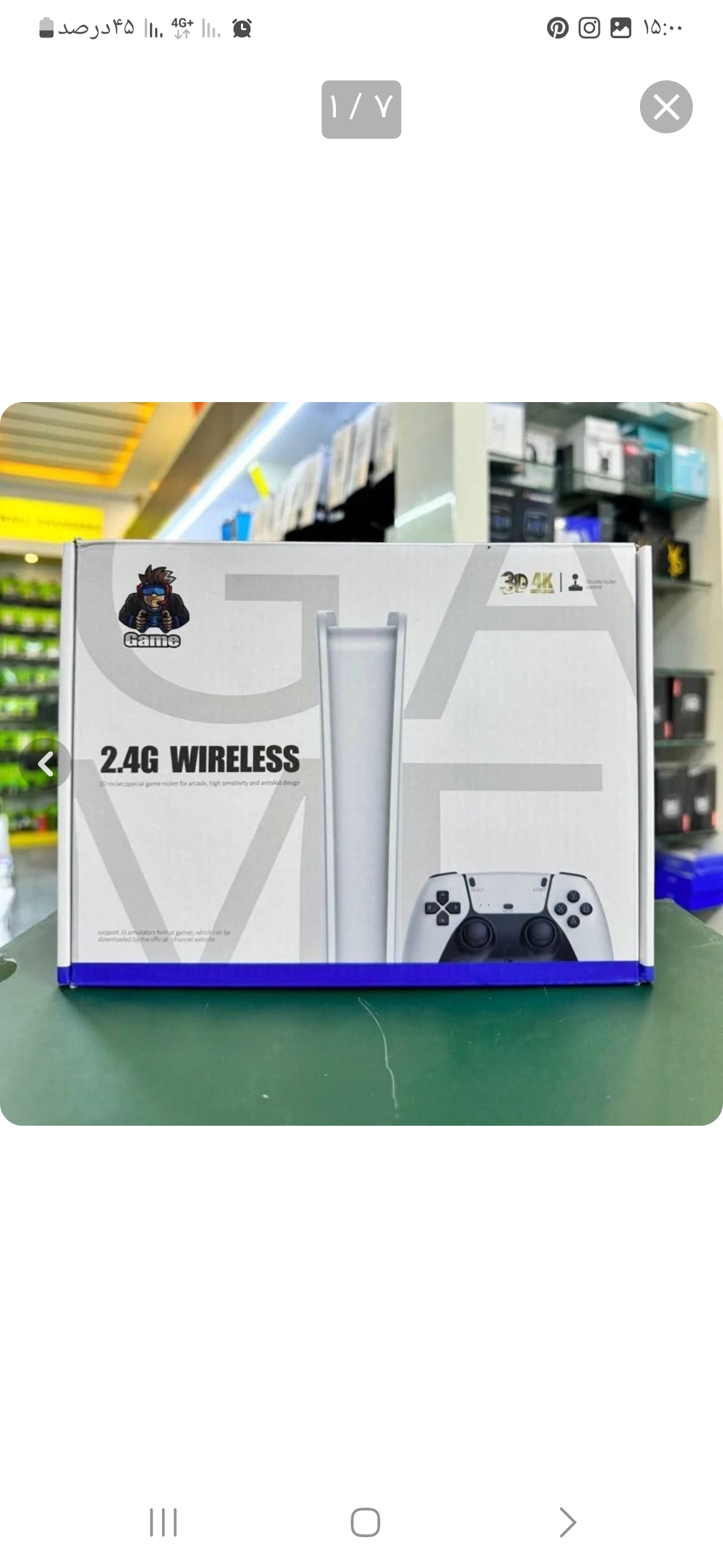 کنسول بازی مدل Game Stick Pro (گیم استیک پرو)- نسخه اورجینال,برد قرمز حافظه 64 تایوانی